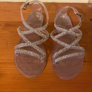 Women’s size 7 clear sandles